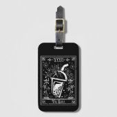 Die Boba Tea Tarot Card Gepäckanhänger (Vorderseite Vertikal)