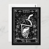 Die Boba Tea Tarot Card Postkarte (Vorne/Hinten)