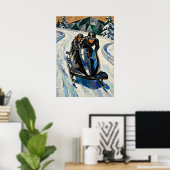 DIE BOBSLEDFÄHRERIN (The Bobsledder) V2 Poster (Heimbüro)
