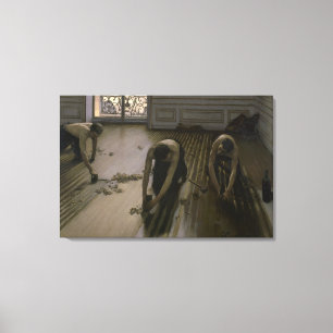 Die Boden-Schaber durch Gustave Caillebotte Leinwanddruck