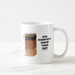 Die Bodenwissenschaftler kennen ihren Schrecken Kaffeetasse
