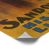 Die Bodybuilding des Sandwichs, das menschliche Ge Poster (Ecke)