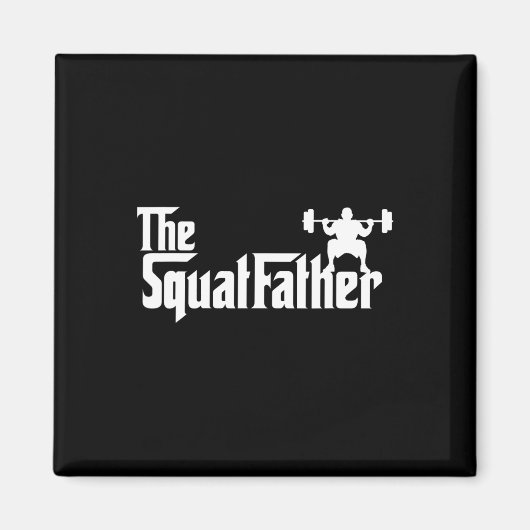 Die Bodybuilding des Squat Vatertrainings Magnet (Vorne)