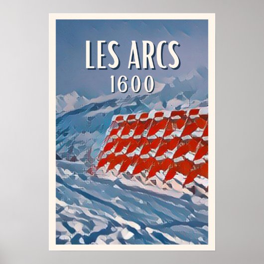 Die Bogen 1600 Skistation Poster (Vorne)