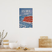 Die Bogen 1600 Skistation Poster (Küche)
