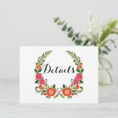 Die Bohemische Sommerkollektion Einladung (Stehend Vorderseite)