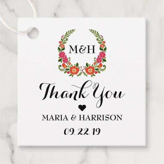 Die Bohemische Sommerkollektion Geschenkanhänger (Vorderseite)