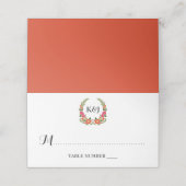 Die Bohemische Sommerkollektion Platzkarte (Außenseite Aufgefaltet)