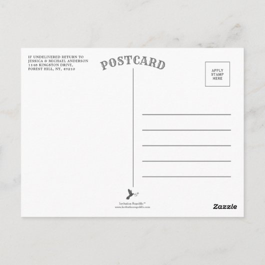 Die Bohemische Sommerkollektion Postkarte (Rückseite)