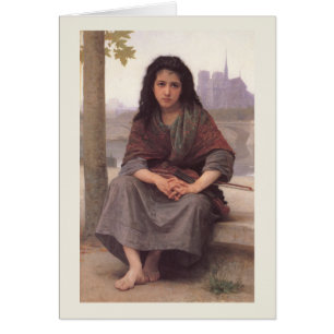 Die Bohemische William-Adolphe Bouguereau-Karte