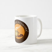 Die Bohnen-Netz-Tasse Kaffeetasse (VorderseiteRechts)