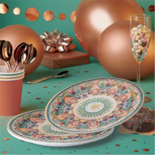 Die Boho-Tableware-Debatte: Melamine Paper-Teller Pappteller