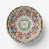 Die Boho-Tableware-Debatte: Melamine Paper-Teller Pappteller (Vorderseite)