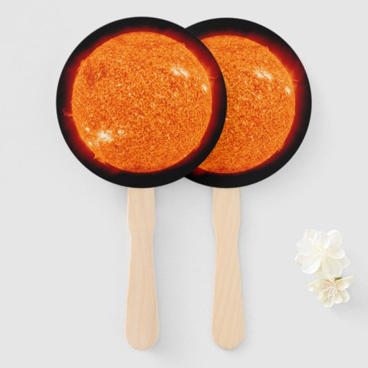 Die boiling Sun Fächer (Vorne und Hinten)