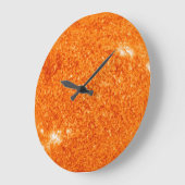 Die boiling Sun Große Wanduhr (Winkel)