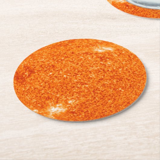 Die boiling Sun Runder Pappuntersetzer (Angewinkelt)