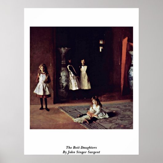 Die Boit-Töchter von John Singer Sargent Poster (Vorne)