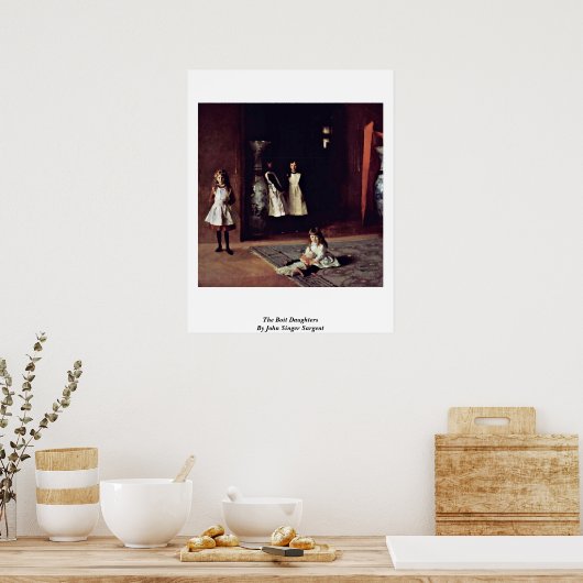 Die Boit-Töchter von John Singer Sargent Poster (Küche)