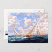 Die Boje umkreisen Postkarte (Vorne/Hinten)