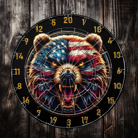 Die Bolzeste Bärenmeisterschaft des Patrioten Dartscheibe