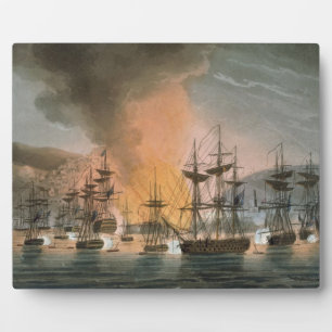 Die Bombardierung von Algier, 27. August 1816 Fotoplatte
