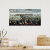 Die Bombardierung von Dünkirchen Poster (Küche)