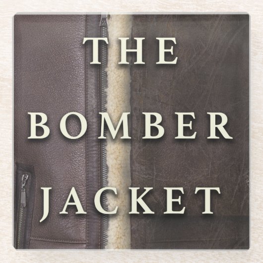 Die Bomber-Jacket Glasuntersetzer (Vorderseite)