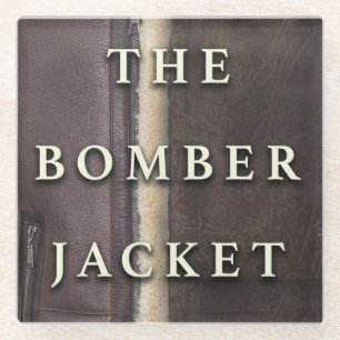 Die Bomberjacke Glasuntersetzer
