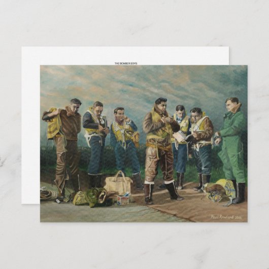 Die Bomberjungen Postkarte (Vorne/Hinten)