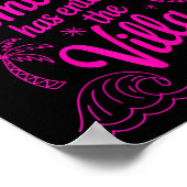 Die Bombshell ist in die Villa Tropical Funny eing Poster (Ecke)