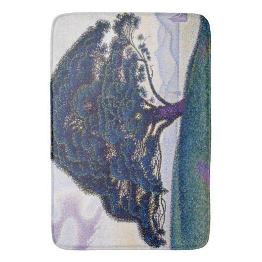 Die Bonaventure-Kiefer, Ölmalerei, Paul Signac Badematte (Vorderseite Vertikal)