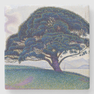Die Bonaventure-Kiefer, Ölmalerei, Paul Signac Steinuntersetzer