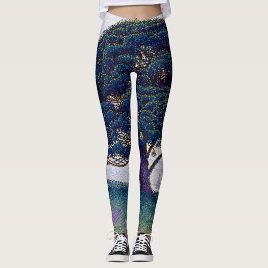 Die Bonaventure Pine - Paul Signac Leggings (Vorderseite)