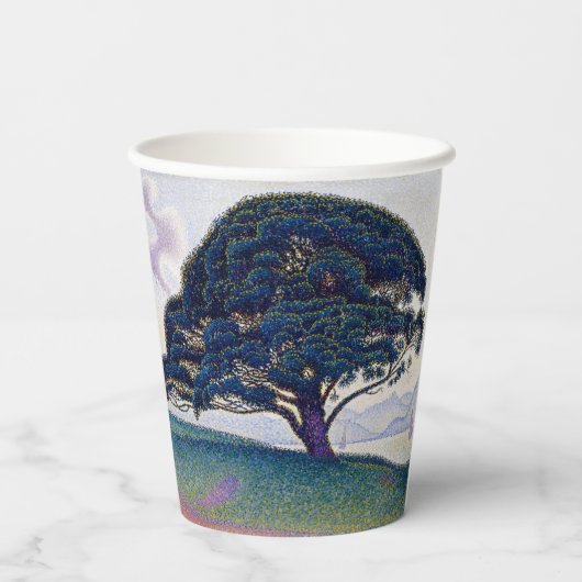 Die Bonaventure Pine - Paul Signac Pappbecher (Rückseite)