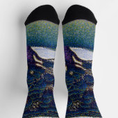 Die Bonaventure Pine - Paul Signac Socken (Oben)