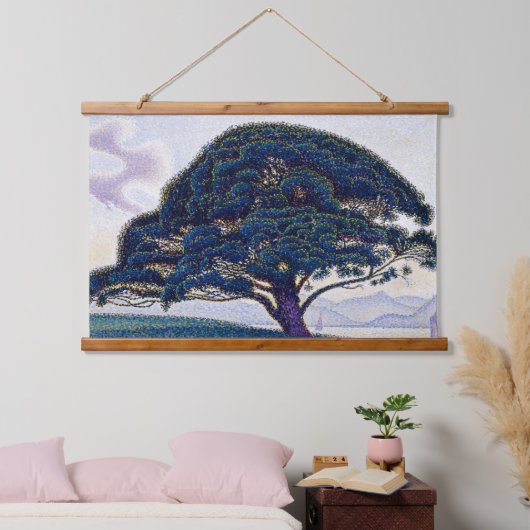 Die Bonaventure Pine - Paul Signac Wandteppich Mit Holzrahmen (Schlafzimmer)