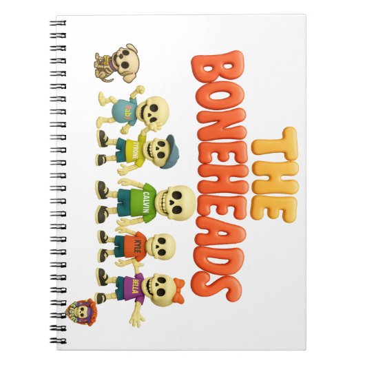 Die Boneheads™ Notizblock (Vorderseite)