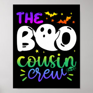 Die Boo Cousin Crew Halloween Ghost Trick Leckerei Poster