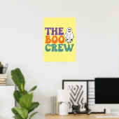 Die Boo-Crew - Geist - Witziges Halloween Poster (Heimbüro)