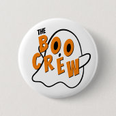 Die Boo-Crew Ghost-Familie Halloween Button (Vorderseite)