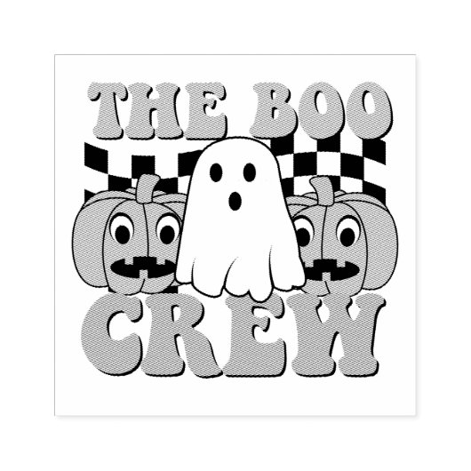 Die Boo-Crew Gummistempel (Prägung)