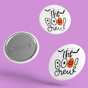 Die Boo-Crew   Halloween Button