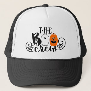 Die Boo-Crew Halloween Ghost Pumpkin Truckerkappe