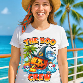 Die Boo-Crew Halloween-Kreuzfahrt-Familien-Shirts T-Shirt
