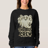 Die Boo-Crew Halloween – Süßer spooky Geist Sweatshirt (Vorderseite)