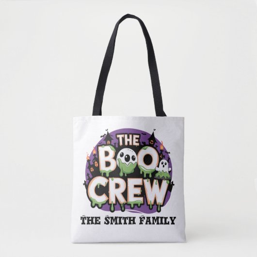 Die Boo-Crew Halloween Trick oder Treat Familienna Tasche (Vorderseite)