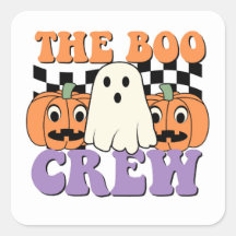 Die Boo-Crew Niedliche Halloween-Aufkleber