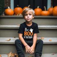 Die Boo-Crew Orange Halloween Familie passt Kinder
