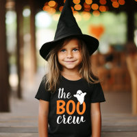 Die Boo-Crew Orange Halloween Familie passt Kinder