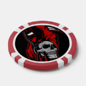 die Boo-Crew Orange Halloween-Familien-Matching Pokerchips (Einzeln)